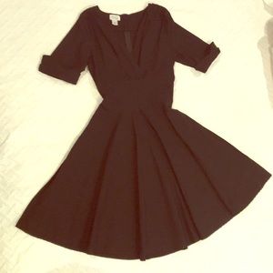 Vintage 50s style black dress